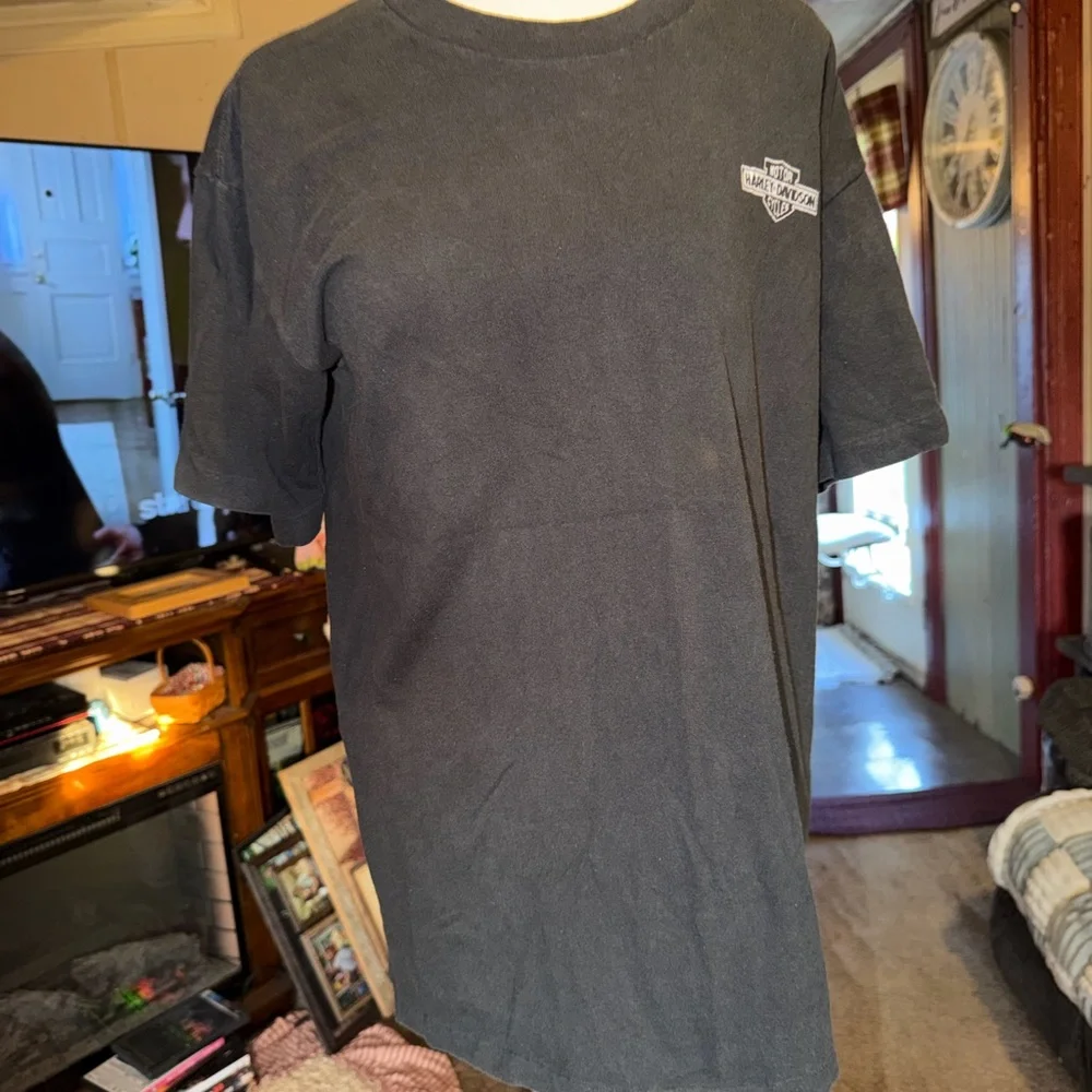 Harley-Davidson Black Short Sleeve Logo Tee - Picture 1 of 4